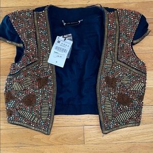 Beaded blazer